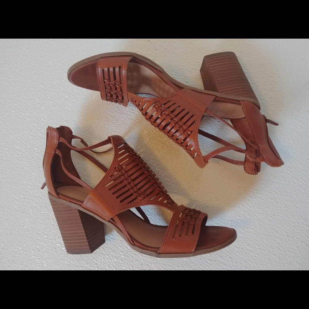 Leather heels